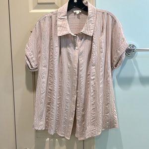 Hem &Thread boutique blouse. Medium. Nude to pale pink color.